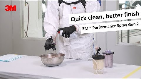 Reiniging van het 3M Performance Spuitpistool 2 | Tips voor Nozzle & HO Cup