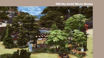 Off-the-Grid Micro Home | The Sims 4 Speed Build | No CC