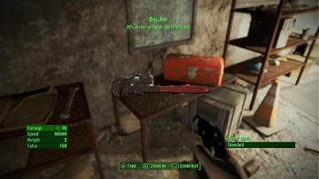 Fallout 4 PS5 Remastered big jim unique weapon location