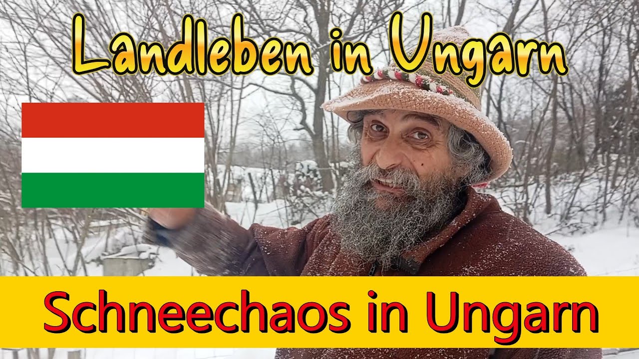 Schneechaos in Ungarn  Landleben in Ungarn