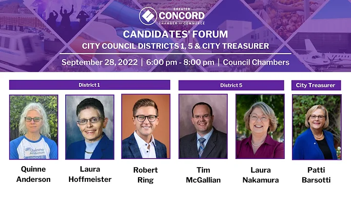 Candidates' Forum - City Council Districts 1 & 5 and City Treasurer