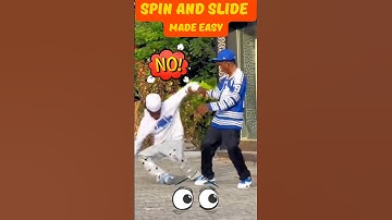 Easy spin and slide tutorial #slickback #shortsfyp #dance #danceshorts #tutorial