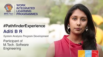 Pathfinder Speak | Aditi’s Success Story | M.Tech. Software Engineering | BITS Pilani WILP