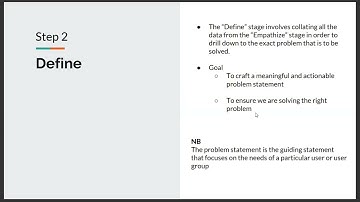 Design Thinking Part 1 (Define Stage) - Day 3