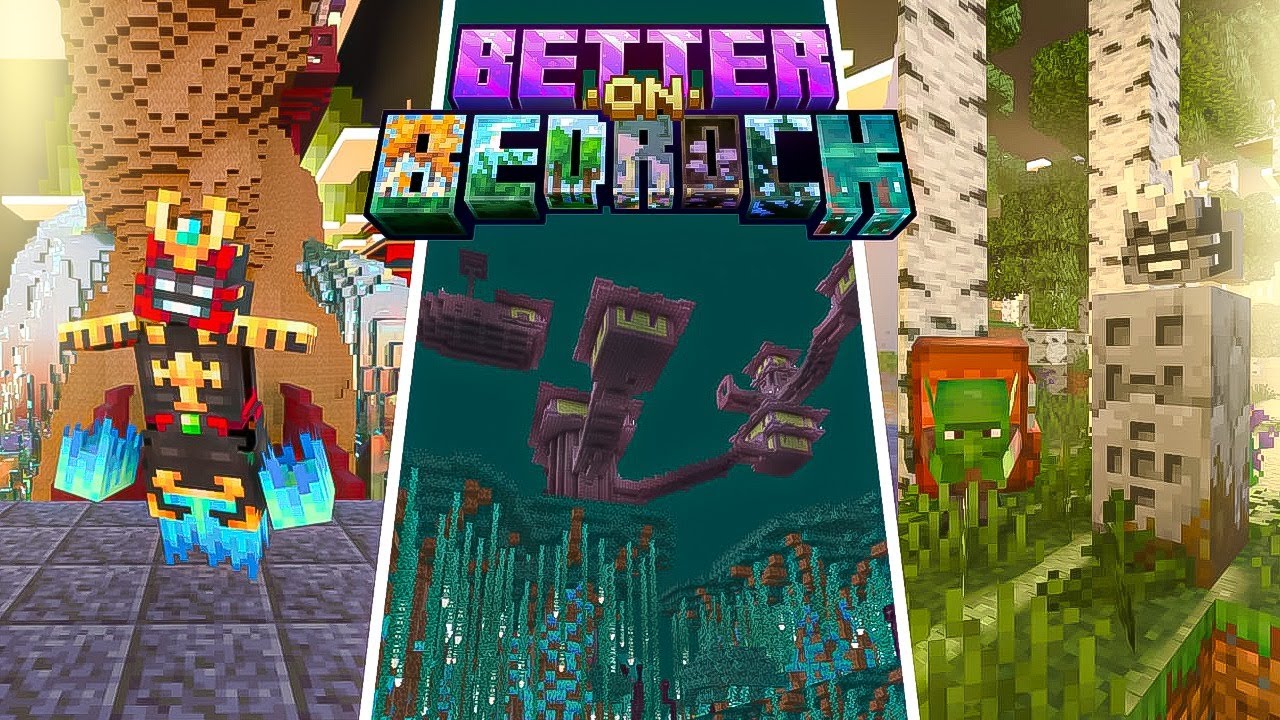 ADDON MCPE TERBAIK DI 2024! BETTER ON BEDROCK!