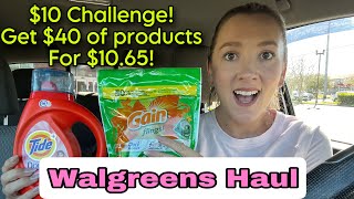Walgreens Haul - 🔥 $10 Challenge this week! $40 Worth for $10.65+ tax! Easy Coupon Deals 2/12-18/23
