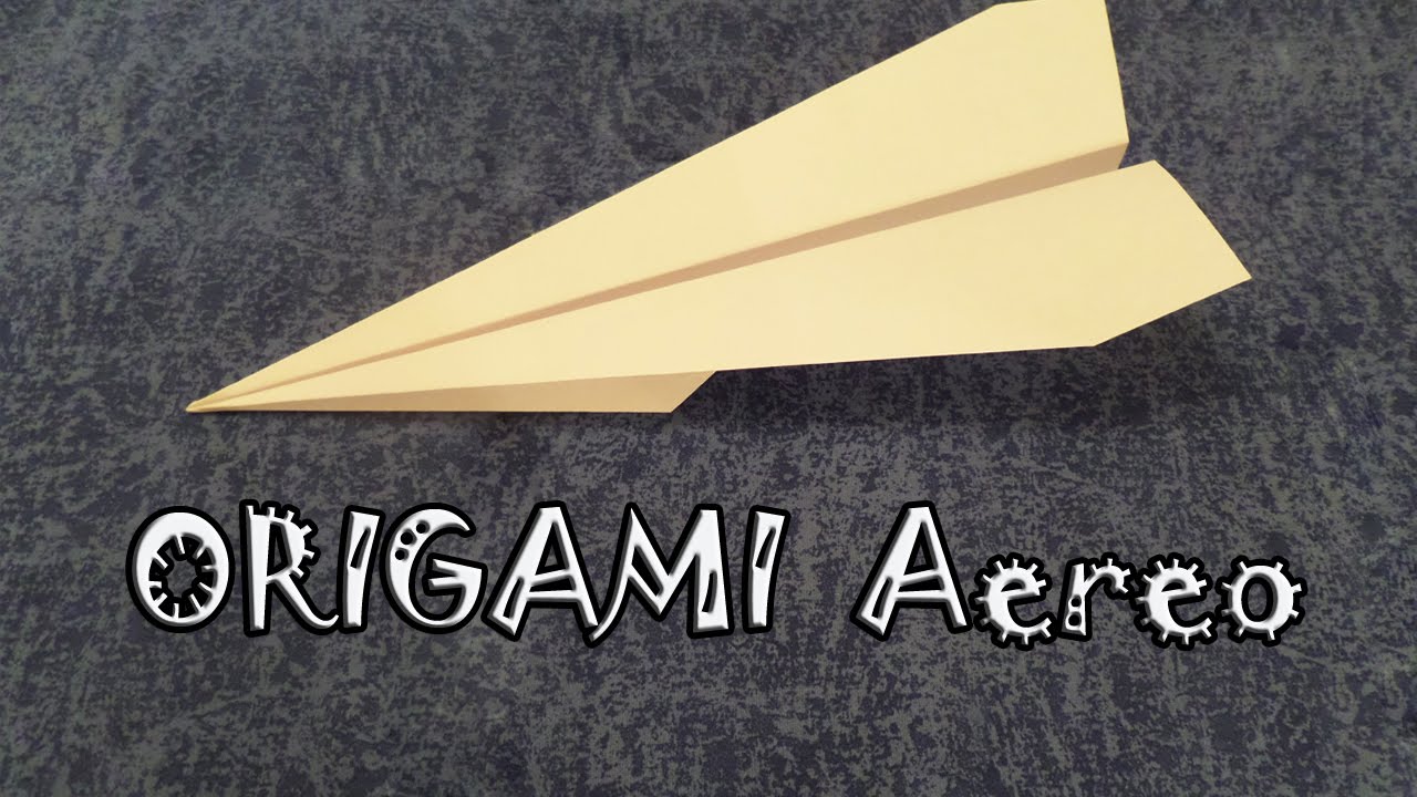 Aereoplano di carta, origami facile paper airplane YouTube