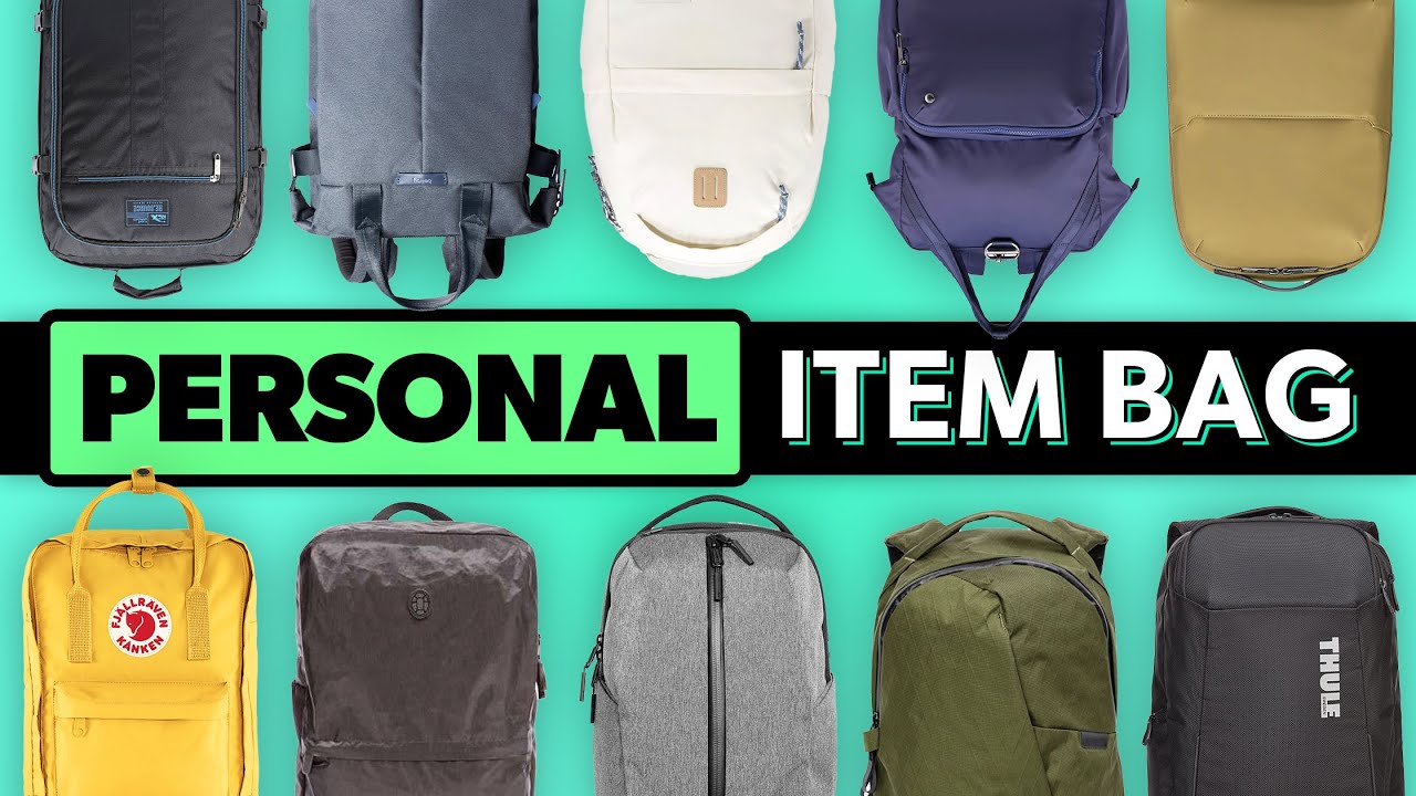 Are small backpacks personal items?