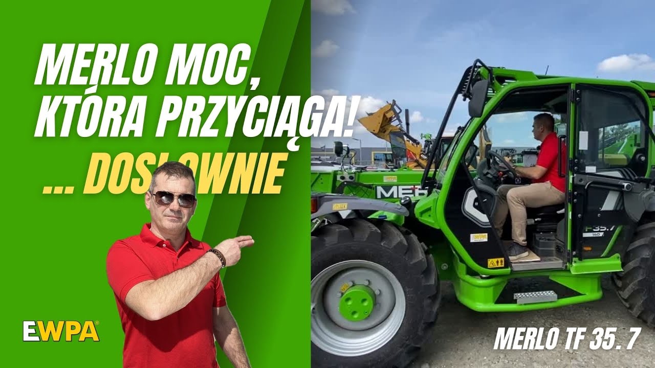 MERLO TF 35.7 Ładowarka teleskopowa – Moc, która naprawdę przyciąga!