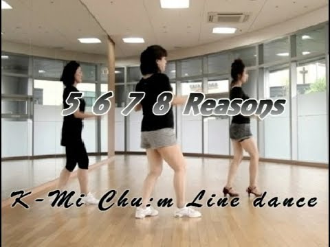 5 6 7 8 Reasons Line Dance Dance Walkthrough Youtube