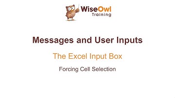 Excel VBA Online Course - 5.4.7 Forcing Cell Selection