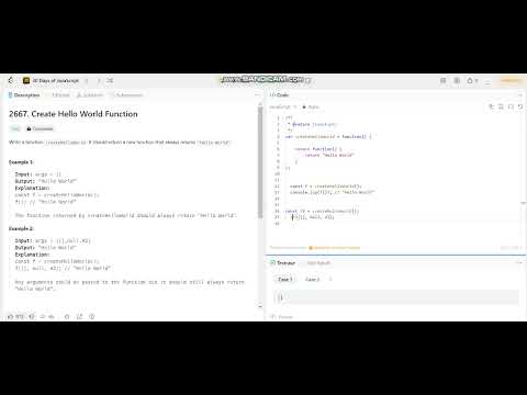 Create Hello World