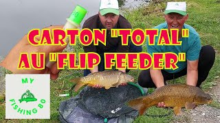 4H de pêche, + de 50 CARPES au &quot;FLIP FEEDER&quot;, EN CARPODROME!!! ESSAYEZ LE!!!