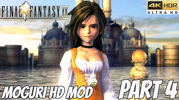 Final Fantasy IX in 4k - PC Playthrough Part 4 - Moguri Upscale Mod - 4k 60 FPS