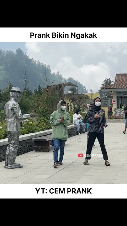 Video Lucu..!! Prank Patung Hidup Bikin Ngakak..!! Statue Prank #statueprank #shorts