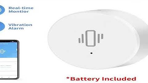 Tuya Zigbee Smart Vibration Sensor Detection Home Security Protection Smart Life App Real-time Remot