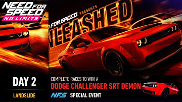 Dodge Challenger SRT Demon | NFS No Limits - Day 2 (Landslide)