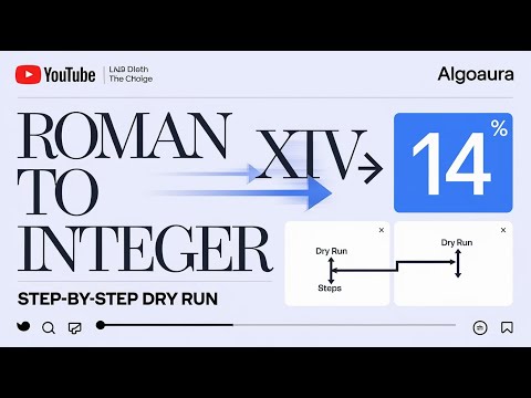 Python Roman to Integer Conversion with Step-by-step Dry Run | Understanding the Algorithm