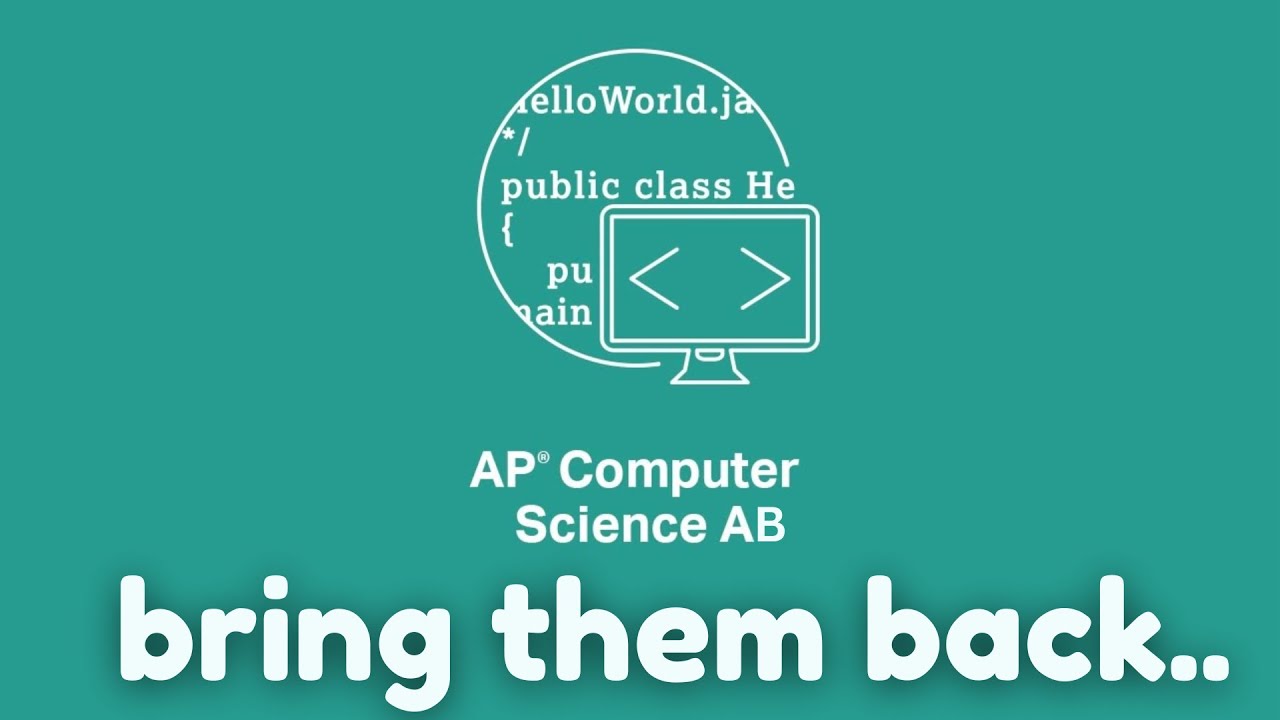 AP Courses that NEED to RETURN..