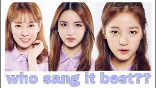 who sang ‘my sea’ best? hyerim/jiyoon/bora | girls planet 999