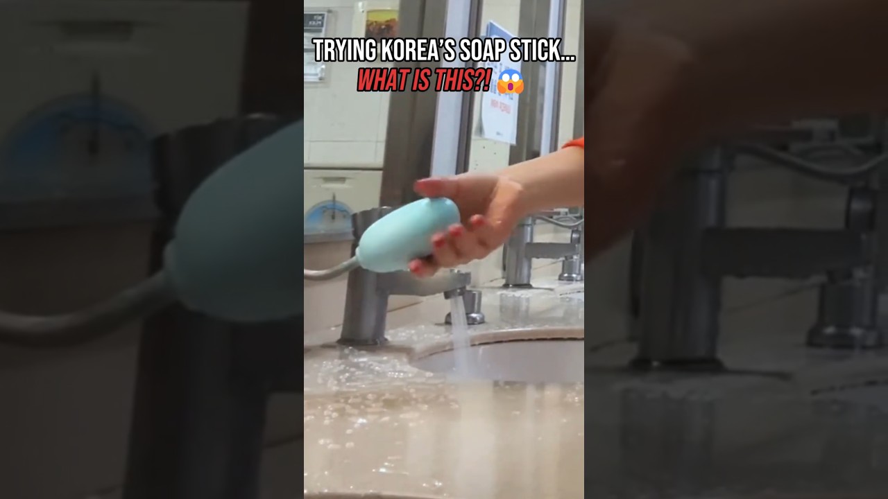 Trying Korea’s Soap Stick…WHAT IS THIS! 😱