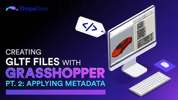 How To Add Metadata To glTF files with Grasshopper!