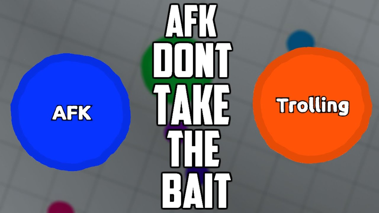 Agar.io // AFK TROLLING // TRICKSPLITTING