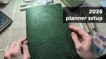 setting up my weekly scheduler for 2026 🌸 Passion Planner