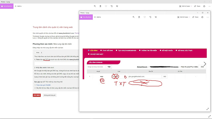Hướng dẫn liên kết tên miền com từ site google