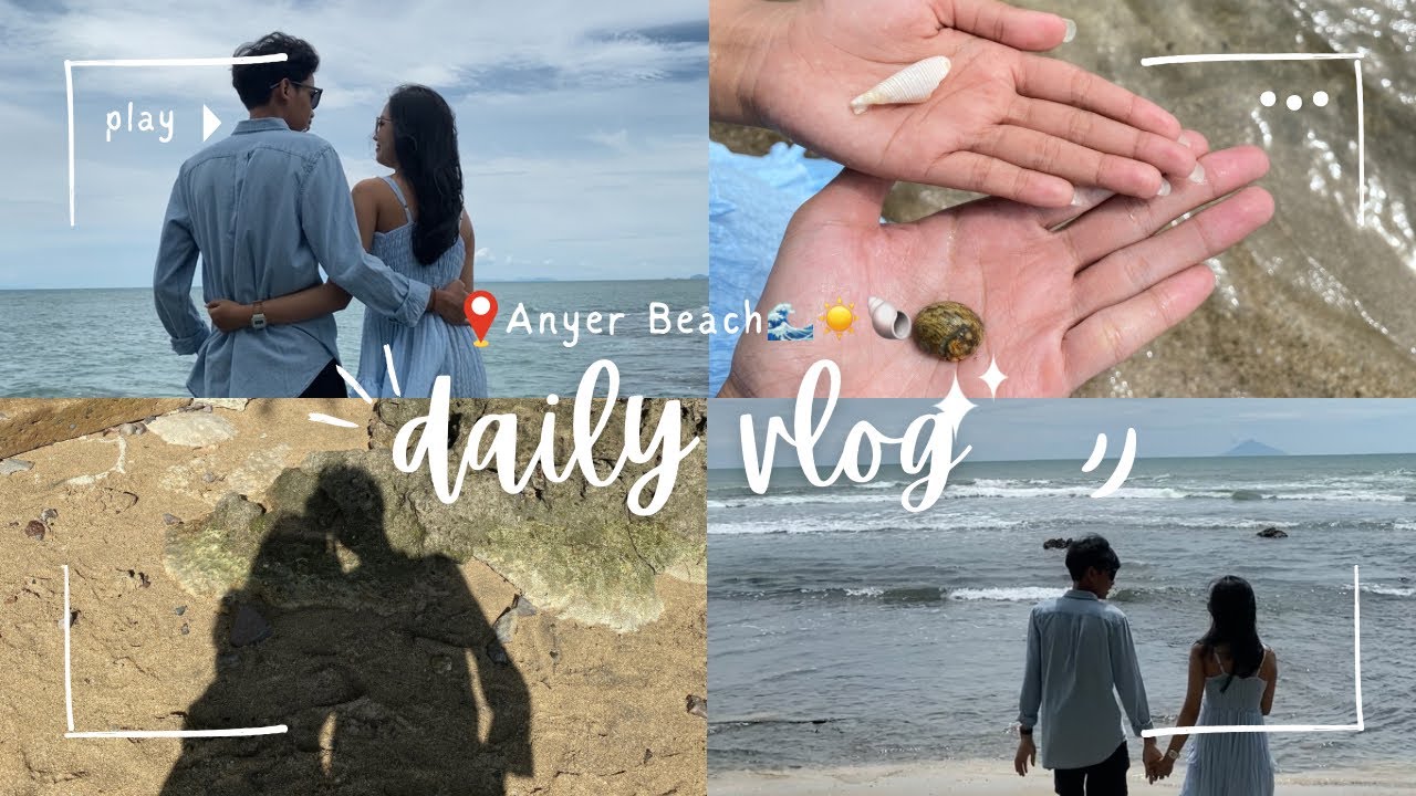 Beach Date in Anyer Beach🏖️🌊☀️🐚 