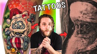 Reacting To 9 Magical CHRISTMAS TATTOOS On The Internet! screenshot 1