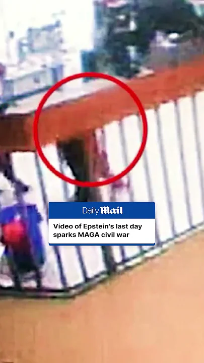 Video of Epstein’s last day sparks MAGA civil war