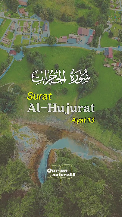 Tadabbur Surat Al-Hujurat Ayat 13. @quranvideo88