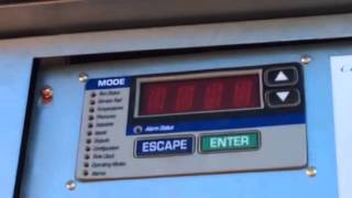 Carrier comfort link scrolling control panel