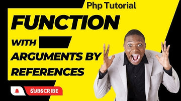 Function With Arguments by References in PHP Tutorial in Hindi / Urdu