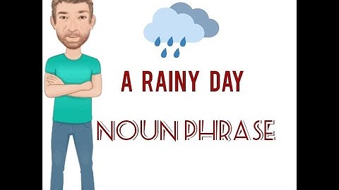 A Rainy Day - Noun Phrase (678) Origin - Two Meanings - English Tutor Nick P