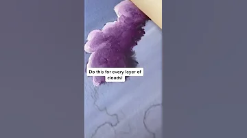 How To Paint Clouds On Canvas Quick Tutorial With Acrylic Paint Shorts 