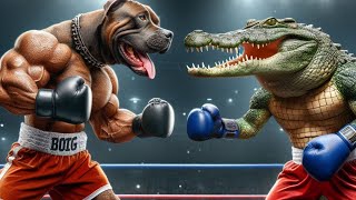 Dog vs Crocodile.