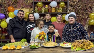 GRANDMA COOKING BEST DISH FOR RAMAL'S BIRTHDAY! AZERBAIJAN VILLAGE LIFE | RURAL LIFE