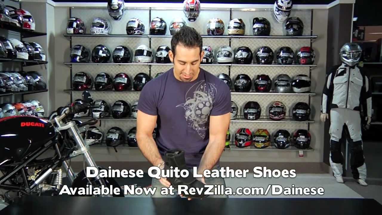 Dainese Quito Leather Shoes Review at RevZilla.com