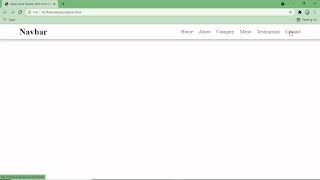 Responsive Navbar||Website Header||Only Html And CSS With Source Code