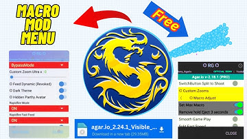 Agario Macro New Mod Menu and Zoom Xelahot Power for iOS and Android | Custom Skins