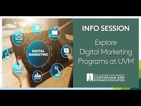 Explore Digital Marketing Programs at The University of Vermont #digitalmarketing #onlineeducation