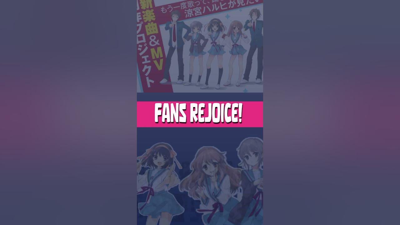 Suzumiya Haruhi series / new MV Suzumiya Haruhi series / new MV