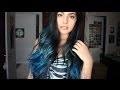 Blue Hair with Sparks Colours! (Electric Blue and Mermaid Blue)