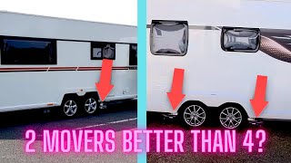 Motor Mover Test. Twin Axle Caravan 2 Or 4 Motor Movers? Motor Mover Test. Twin Axle Caravan 2 Or 4 Motor Movers?