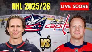 🔴 Columbus Blue Jackets vs Washington Capitals | EN VIVO NHL | Live Score Update