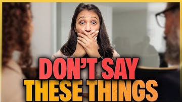 5 Things to NEVER Say in a UX Design Interview | Job Interviews MISTAKES | UX Design Interview Tips