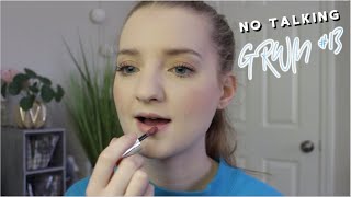 [ASMR] NO TALKING GRWM #13 - Trying Some Different Makeup Techniques