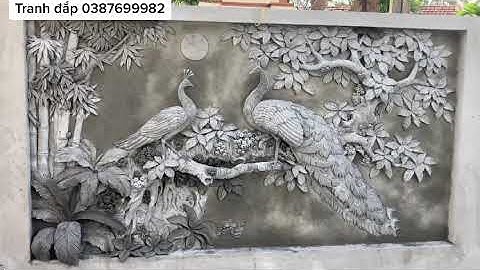 Tranh đắp nổi 3D giả đồng cực đẹp